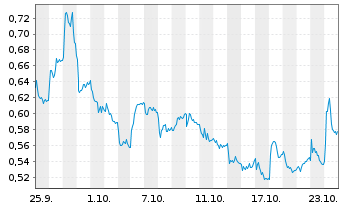 Chart Mini Future Long Volkswagen - 1 mois