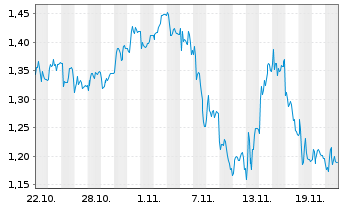 Chart Mini Future Short RENK - 1 Monat