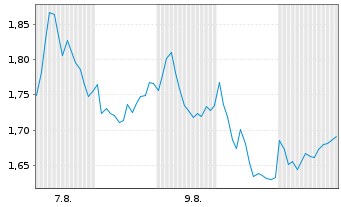 Chart Mini Future Long BMW - 1 Monat