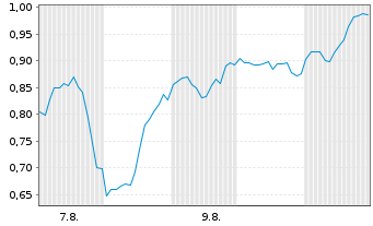 Chart Mini Future Long Broadcom - 1 mois