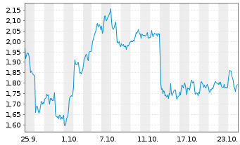 Chart Mini Future Long TotalEnergies - 1 Monat