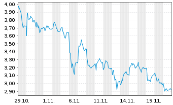 Chart Mini Future Long Volkswagen - 1 Monat