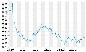 Chart Mini Future Long AMD - 1 Month