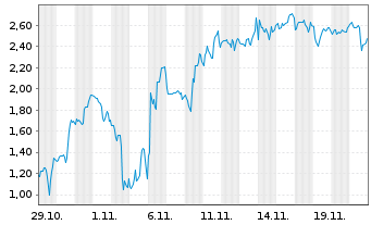 Chart Mini Future Short Canopy - 1 Monat