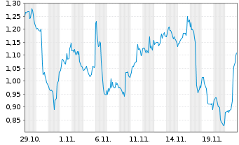 Chart Mini Future Long Nike - 1 Monat