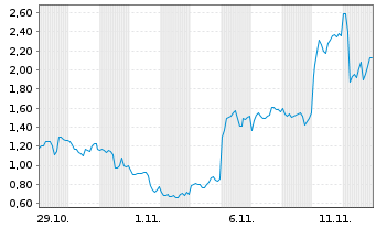 Chart Mini Future Long Bitcoin Group - 1 Monat