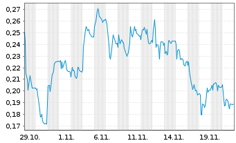 Chart Mini Future Long FinTech Group - 1 Monat