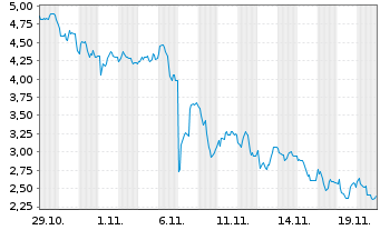 Chart Mini Future Long Adyen - 1 Monat