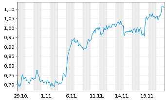 Chart Mini Future Long Carnival - 1 Monat