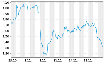 Chart Mini Future Short Caterpillar - 1 mois