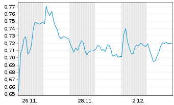 Chart Mini Future Short Bayer - 1 Monat