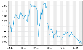 Chart Mini Future Long Microsoft - 1 Monat