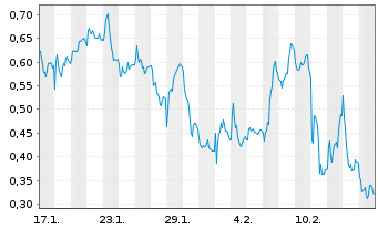 Chart Mini Future Short RENK - 1 Monat