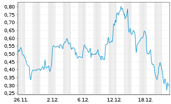 Chart Mini Future Long ARM Holdings - 1 Monat