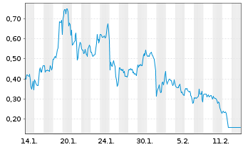 Chart Mini Future Long Marathon Digital Holdings - 1 Monat