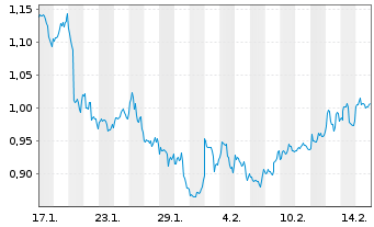 Chart Mini Future Short 3M - 1 Monat