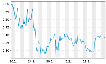 Chart Mini Future Long Riot Blockchain - 1 Monat