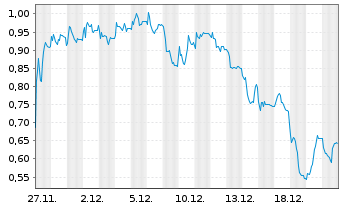 Chart Mini Future Long Aroundtown - 1 Monat