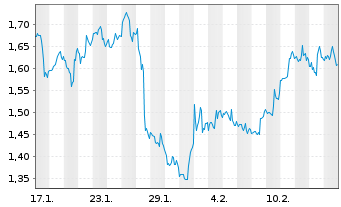 Chart Mini Future Short Carnival - 1 Month