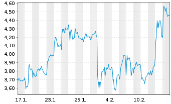 Chart Mini Future Long Volkswagen - 1 Monat