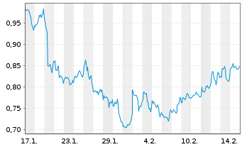 Chart Mini Future Short 3M - 1 Monat