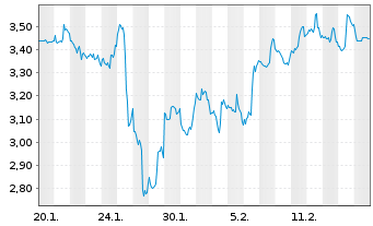 Chart Mini Future Short Salesforce.com - 1 Month