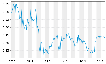 Chart Mini Future Long Riot Blockchain - 1 Monat