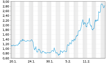 Chart Mini Future Long Super Micro Computer - 1 Month