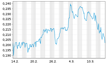 Chart Mini Future Short Hexagon Purus - 1 Monat