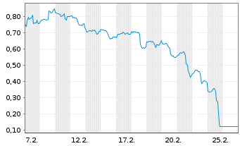 Chart Mini Future Long Amazon - 1 Monat