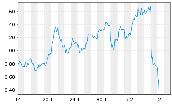 Chart Mini Future Long TUI - 1 Monat