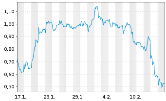 Chart Mini Future Short Delivery Hero - 1 Month