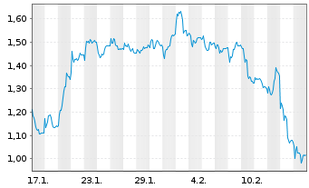 Chart Mini Future Short Delivery Hero - 1 Month