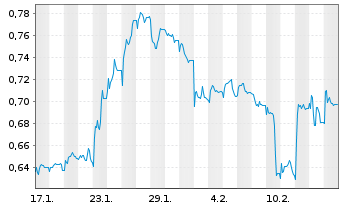 Chart Mini Future Long CompuGroup Medical - 1 Month