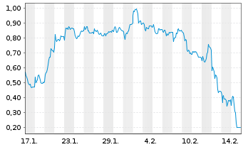 Chart Mini Future Short Delivery Hero - 1 Month