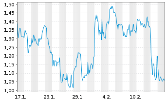 Chart Mini Future Short Continental - 1 Monat