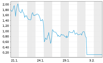 Chart Mini Future Long Microstrategy - 1 Monat