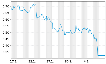 Chart Mini Future Short Salzgitter - 1 Month