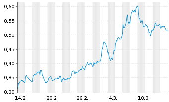 Chart Mini Future Long ING - 1 Monat