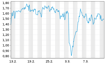 Chart Mini Future Long Continental - 1 mois