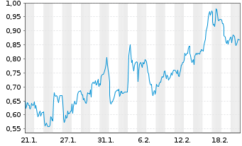 Chart Mini Future Long Bechtle - 1 Monat