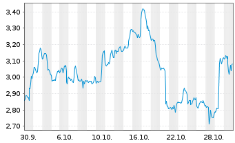 Chart Mini Future Short Adobe - 1 Monat