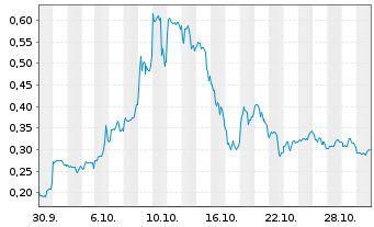 Chart Mini Future Long American Lithium - 1 Monat