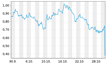 Chart Mini Future Short Amazon - 1 Monat