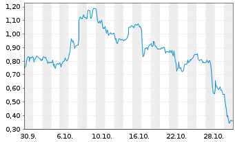 Chart Mini Future Long 2G Energy - 1 Monat