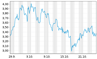 Chart Mini Future Long FACC - 1 Monat
