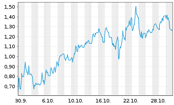 Chart Mini Future Short Steyr Motors - 1 Monat