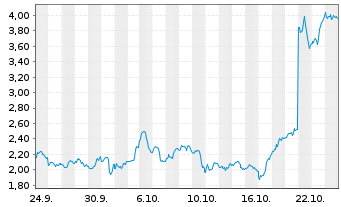 Chart Mini Future Long Intuitive Surgical - 1 Monat