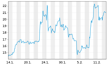 Chart Lighton S.A. - 1 Monat