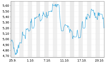 Chart Orion Marine Group Inc. - 1 Month